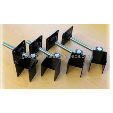 Clamp Hinge with long bolt for swing gate